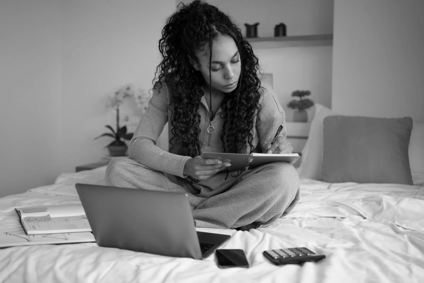 Group of international students presenting financial research findings